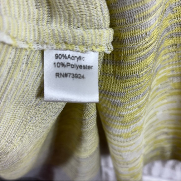 Ming Wang Jacket Yellow Ombré Sweater Blazer XS NWT - Picture 5 of 5